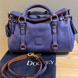 Dooney & Bourke lavender Florentine satchel